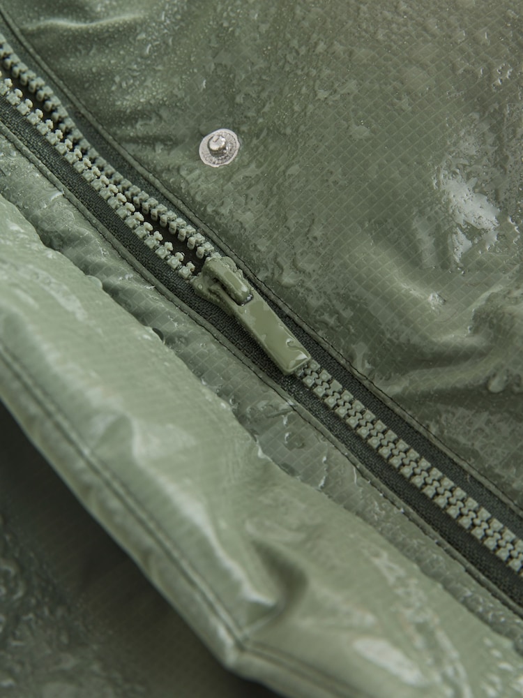 Khaki Green Waterproof Faux Fur Lined Padded Coat (3-16yrs) - Image 11 of 11