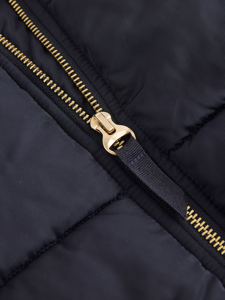Navy Shower Resistant Faux Fur Lined Padded Coat (3-16yrs) - Image 13 of 13 Navy Shower Resistant Faux Fur Lined Padded Coat (3-16yrs) - Image 13 of 13