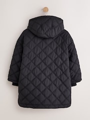 Black Heart Quilted Shower Resistant Jacket (3-16yrs) - Image 8 of 11