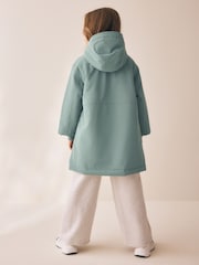 Mint Green Shower Resistant Faux Fur Lined Jacket (3-16yrs) - Image 3 of 5