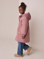 Pink Waterproof Padded Rain Coat (3-16yrs) - Image 1 of 10