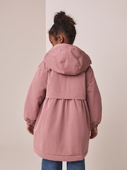 Pink Waterproof Padded Rain Coat (3-16yrs) - Image 3 of 10
