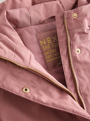 Pink Waterproof Padded Rain Coat (3-16yrs) - Image 8 of 10