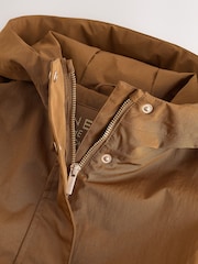Olive/Gold Waterproof Padded Rain Coat (3-16yrs) - Image 10 of 11