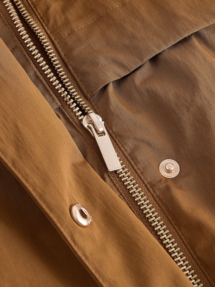 Olive/Gold Waterproof Padded Rain Coat (3-16yrs) - Image 11 of 11 Olive/Gold Waterproof Padded Rain Coat (3-16yrs) - Image 11 of 11