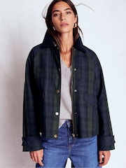Boden Blue Raglan Wax Jacket - Image 2 of 3
