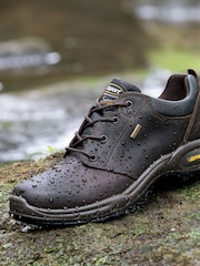 Grisport Exmoor II Waterproof and Lightweight Walking Brown Shoes - Image 11 of 12