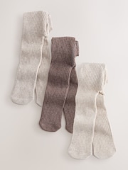 Neutro marrón - Rib Baby Tights 3 Pack - Imagen 1 de 6