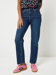 SCAMP & DUDE Blue Boyfriend Denim Jeans - Image 3 of 5