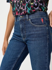 SCAMP & DUDE Blue Boyfriend Denim Jeans - Image 5 of 5