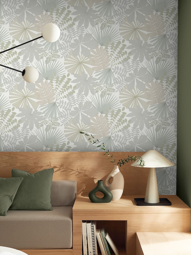 Graham & Brown Sage Bohemia A4 Wallpaper Sample - Image 1 of 3 Graham & Brown Sage Bohemia A4 Wallpaper Sample - Image 1 of 3