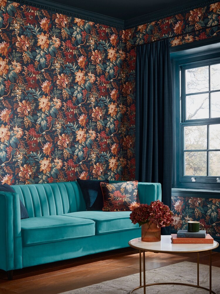 Graham & Brown Dusk Florenzia A4 Wallpaper Sample - Image 1 of 5