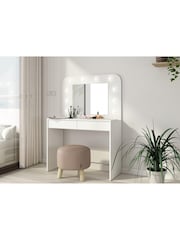 Kids Avenue White Trasman Hollywood Vanity Table - Image 1 of 5