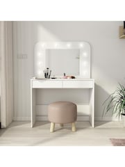 Kids Avenue White Trasman Hollywood Vanity Table - Image 2 of 5
