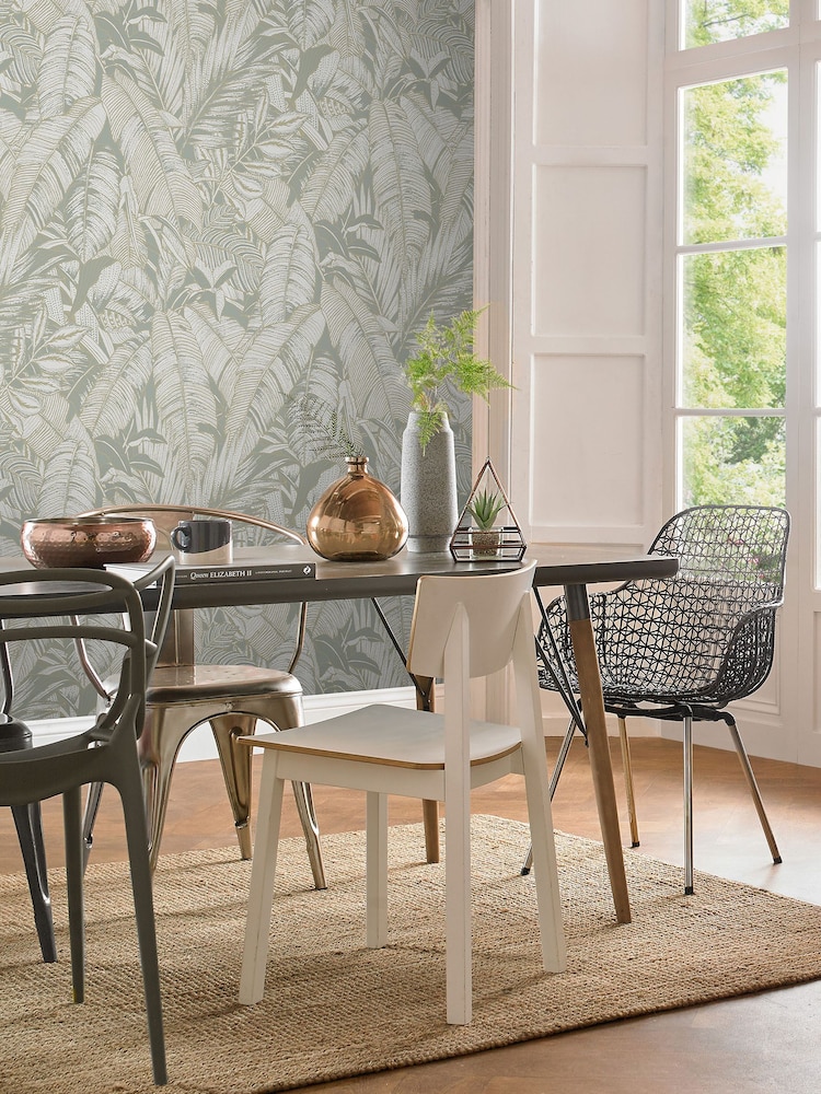 Graham & Brown Sage Paradys A4 Wallpaper Sample - Image 1 of 1 Graham & Brown Sage Paradys A4 Wallpaper Sample - Image 1 of 1