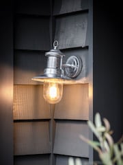 Garden Trading Silver St Ives Ships Outdoor Light - Image 1 of 5