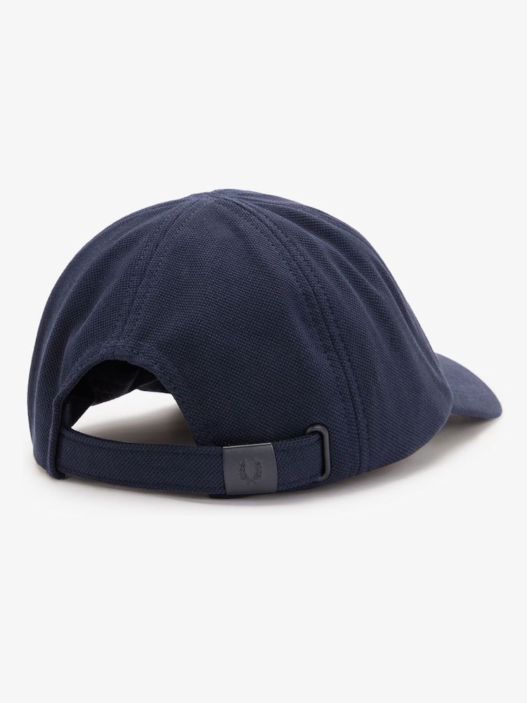 Fred Perry Navy Piquw Classic Cap - Image 2 of 3