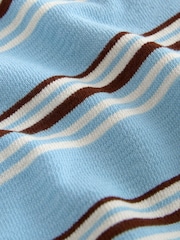 Blue Stripe Long Sleeve Rugby Top (3-16yrs) - Image 3 of 4
