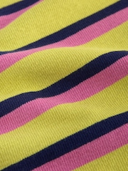 Yellow Stripe Textured Long Sleeve Top (3-16yrs) - Image 7 of 8