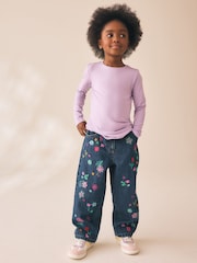 Lilac Purple Supersoft Long Sleeve Top (3-16yrs) - Image 2 of 3