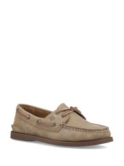 Sperry Authentic Brown 2 Eye Boat Shoes - Image 1 of 4