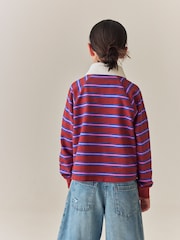 Brown Long Sleeve Rugby Top (3-16yrs) - Image 3 of 8