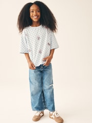 Blue Beaded T-Shirt (3-16yrs) - Image 2 of 8