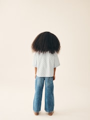 Blue Beaded T-Shirt (3-16yrs) - Image 3 of 8