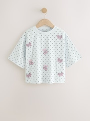 Blue Beaded T-Shirt (3-16yrs) - Image 5 of 8