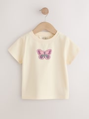 Mariposa crudo - Camiseta con cuentas (3-16 años) - Imagen 5 de 8