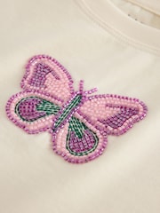 Mariposa crudo - Camiseta con cuentas (3-16 años) - Imagen 7 de 8