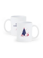 Personalised Christmas Tree Mug by My American Golf - Image 3 of 4