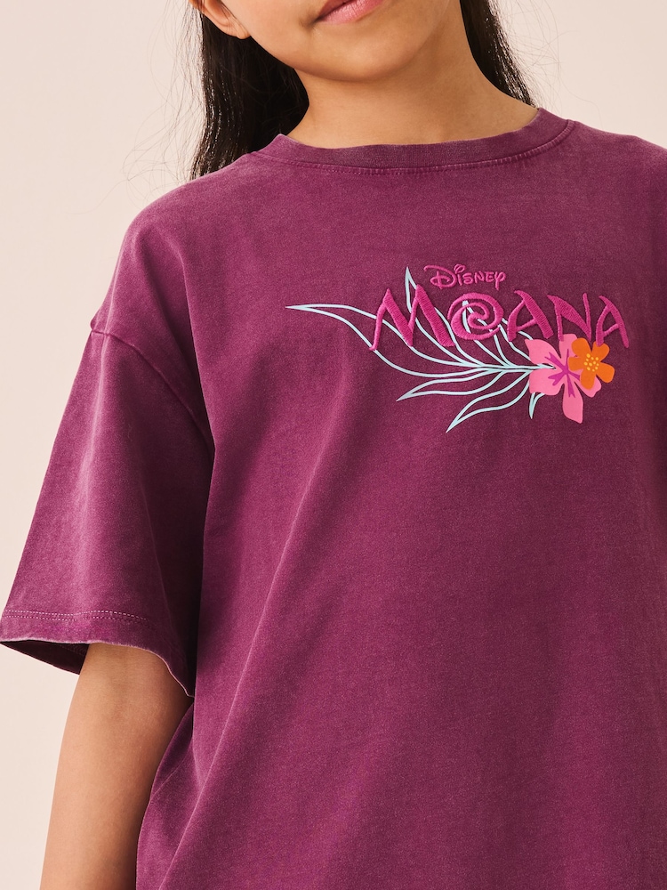 Purple Disney Moana - Tricou cu model grafic Larg (3-16yri) - Imaginea 1 din 8