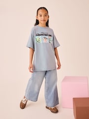 Charcoal Disney Monsters Inc Oversized Graphic T-Shirt (3-16yrs) - Image 2 of 10