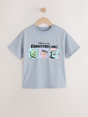Charcoal Disney Monsters Inc Oversized Graphic T-Shirt (3-16yrs) - Image 6 of 10