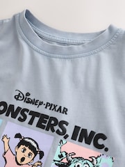 Charcoal Disney Monsters Inc Oversized Graphic T-Shirt (3-16yrs) - Image 8 of 10