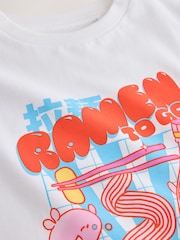 White Ramen T-Shirt (3-16yrs) - Image 7 of 8