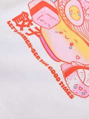 White Ramen T-Shirt (3-16yrs) - Image 8 of 8