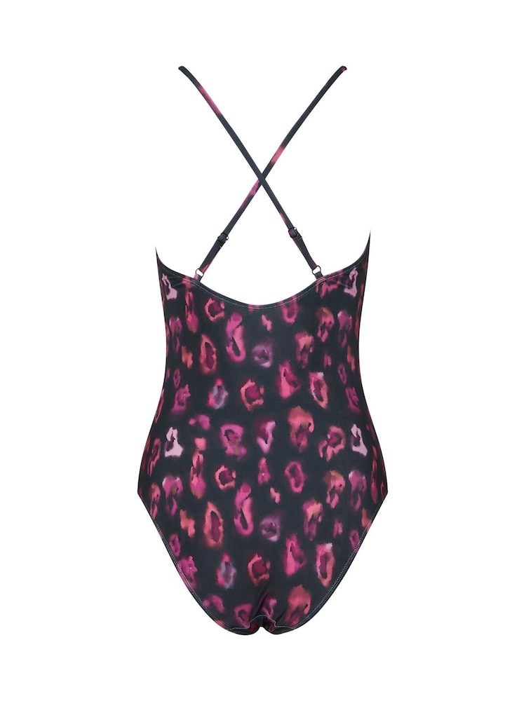 Long Tall Sally Black Ombre Animal Swimsuit - Image 7 of 7