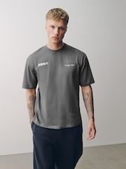 Black Mono Japanese Relaxed Fit Graphic Print T-Shirts 3 Pack - Image 11 of 13