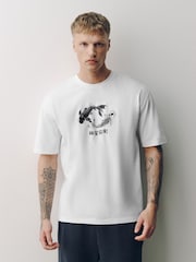 Black Mono Japanese Relaxed Fit Graphic Print T-Shirts 3 Pack - Image 13 of 13