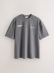 Black Mono Japanese Relaxed Fit Graphic Print T-Shirts 3 Pack - Image 6 of 13