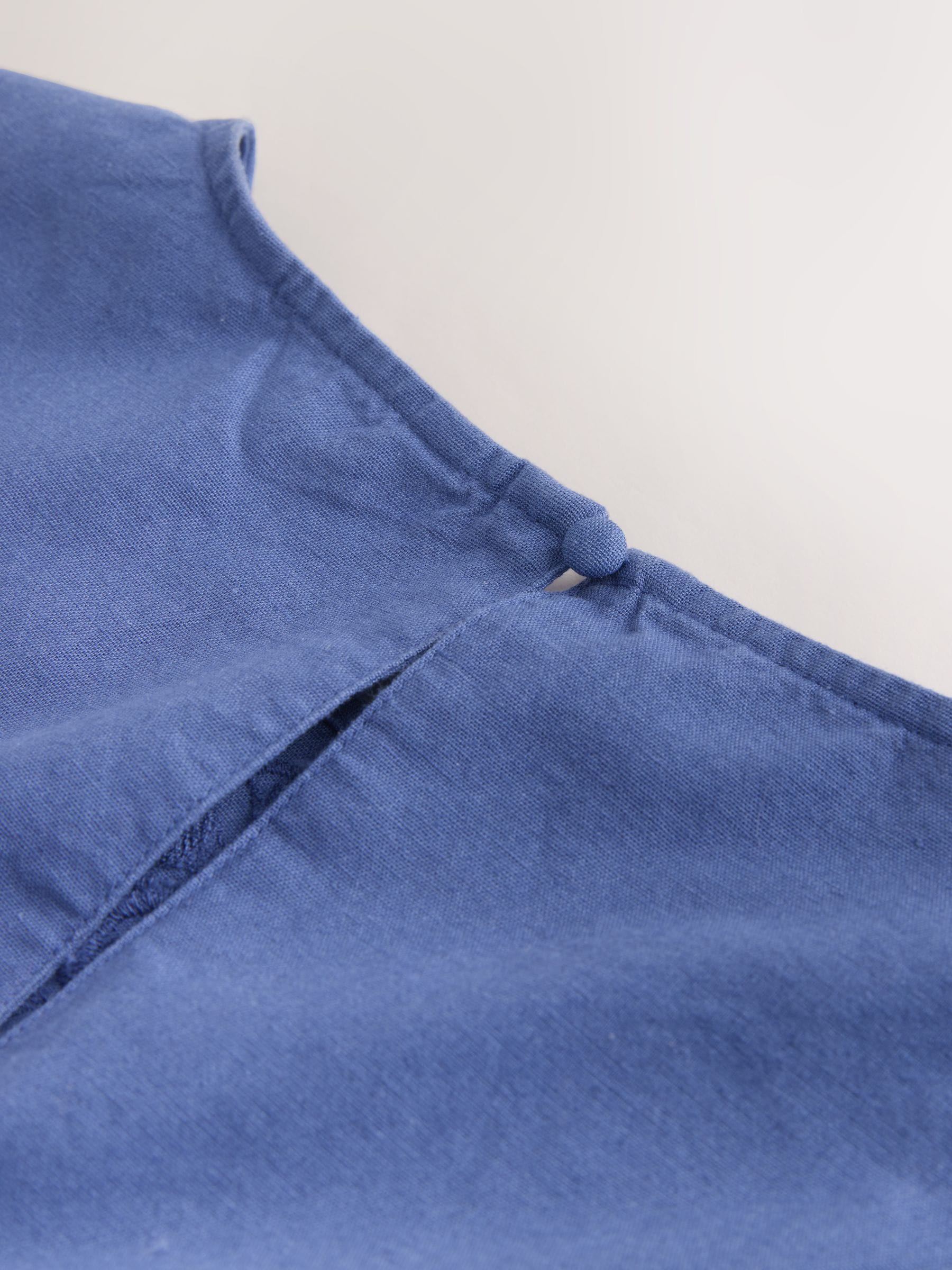 Buy Blue Floral Cutwork Sleeveless Shell Top with Linen from Next USA