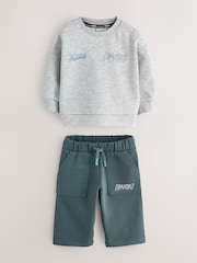 Baker by Ted Baker Graphic Sweatshirt and Wide Leg Jogger Set - Image 1 of 5
