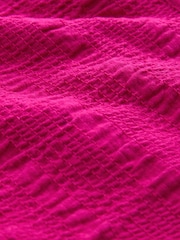 Pink Shirred Modal Scoop Neck Vest - Image 8 of 8