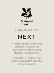 National Trust Yellow Floral Print Strappy Sleeveless Top - Image 8 of 8