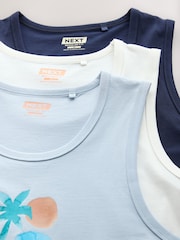 Blue/White/Black Stamp - Graphic Vests 3 Pack - სურათი 11 12-დან