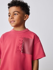 Baker by Ted Baker Oversized Embossed T-Shirt - Image 1 of 9