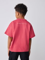 Baker by Ted Baker Oversized Embossed T-Shirt - Image 3 of 9