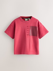 Baker by Ted Baker Oversized Embossed T-Shirt - Image 4 of 9